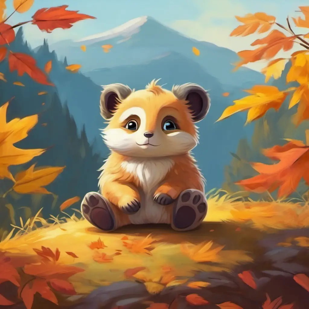 Sad baby animal missing their mother