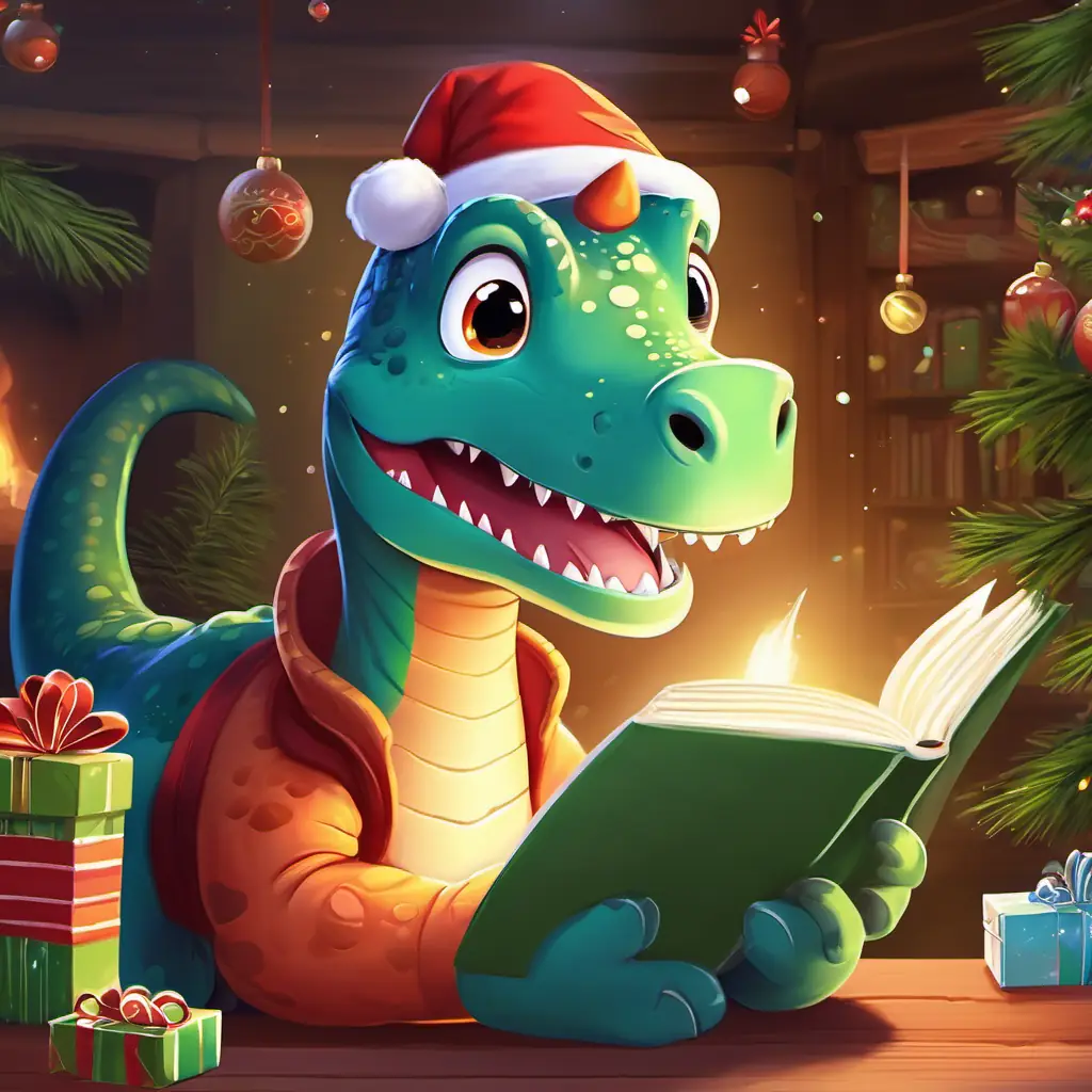 Dino gaining confidence in recognizing sight words and enjoying reading with Rex.