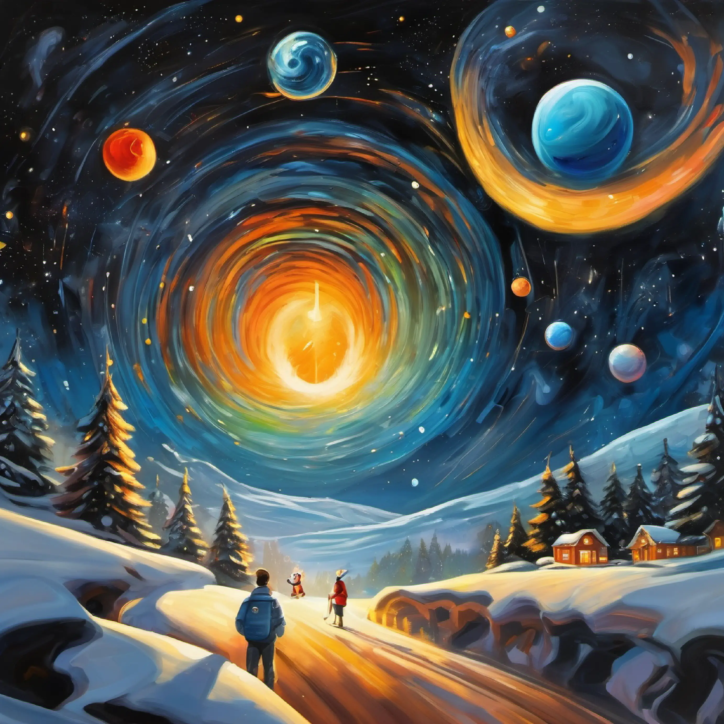 Discussion of how the theory of relativity explains the extreme distortion of spacetime by massive objects, using black holes as an example.