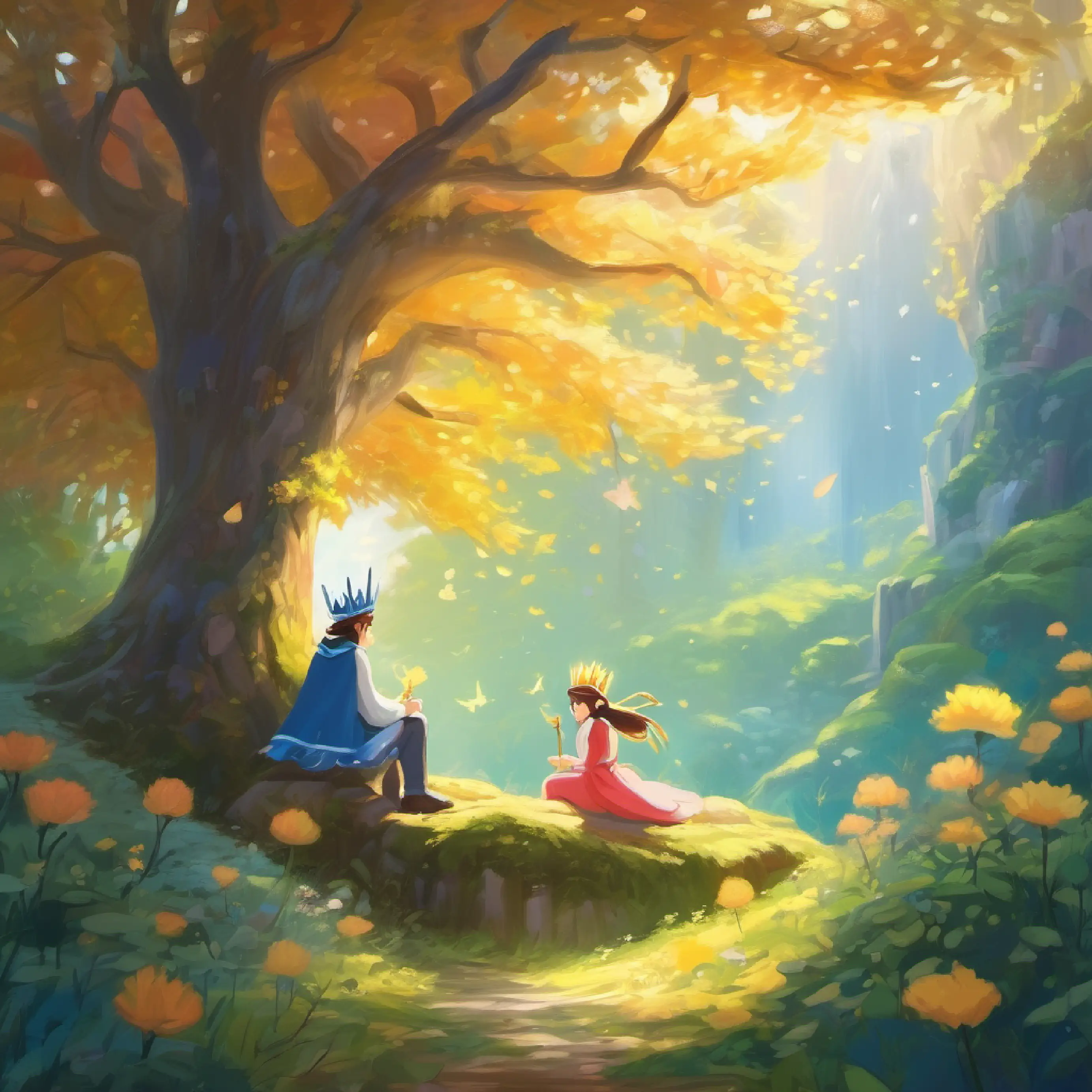 King and queen's worry, fairies' promise.