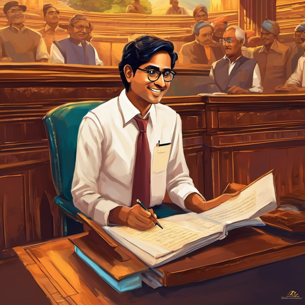 Raj was elected as a member of parliament, and he used his position to embody integrity and compassion. He never forgot where he came from and always acted with humility and kindness. His dedication to the cause of alleviating poverty and expanding education inspired millions of people across the nation. Years went by, and Raj's dedication and hard work did not go unnoticed. People recognized his efforts and elected him as the Prime Minister of the country. This was an incredible achievement for someone who had once been a poor village boy with big dreams.