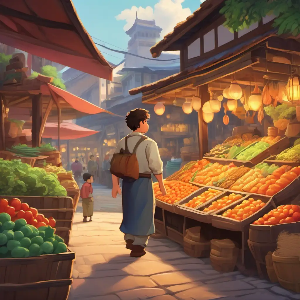 Ethan's determination leads him to the marketplace where he finds an alternative way to earn money.