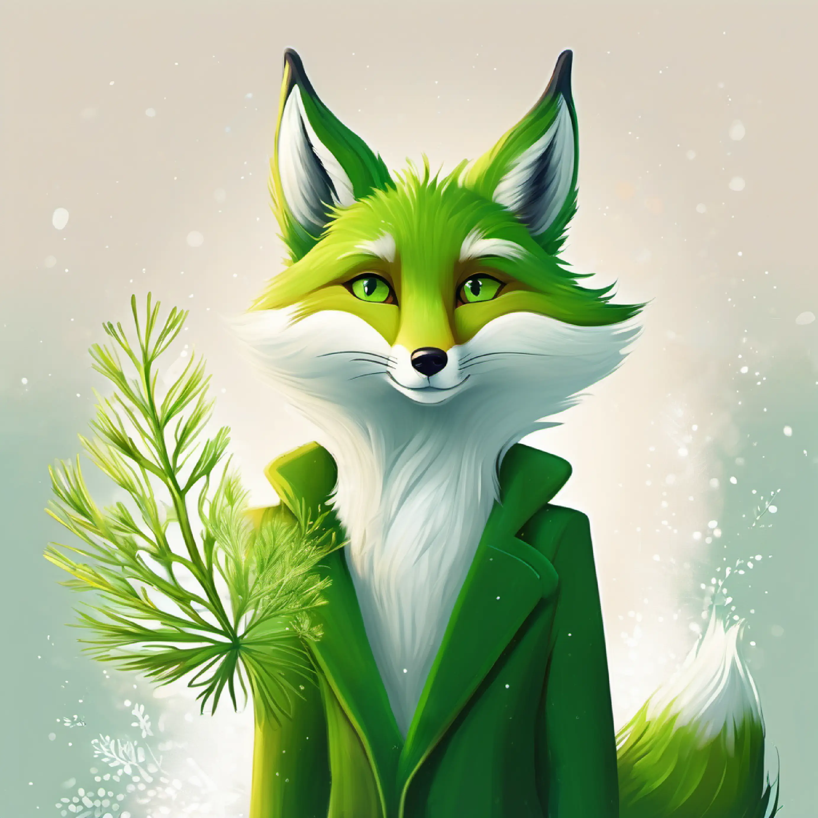 Introducing the Green Fox, Despite his unique coat of aromatic fennel, 