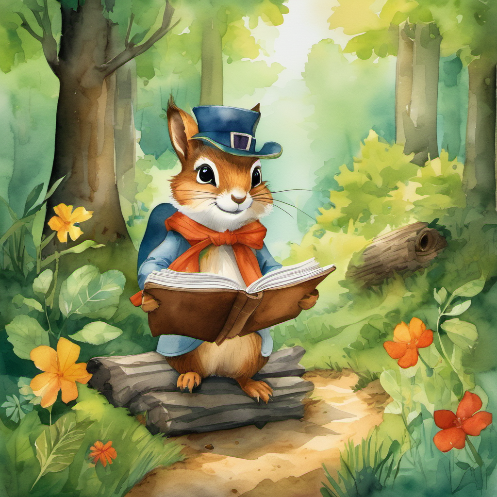 Whiskers, excited and determined, decided it was time for a grand adventure. He packed a little bag with essentials and set out on his journey to find the magical gem. As Whiskers ventured deeper into the enchanted forest, he encountered all kinds of animals—squirrels, rabbits, and even a wise old owl. They all had stories to share about the forest's secret passages, treacherous rivers, and tricky puzzles that lay ahead.