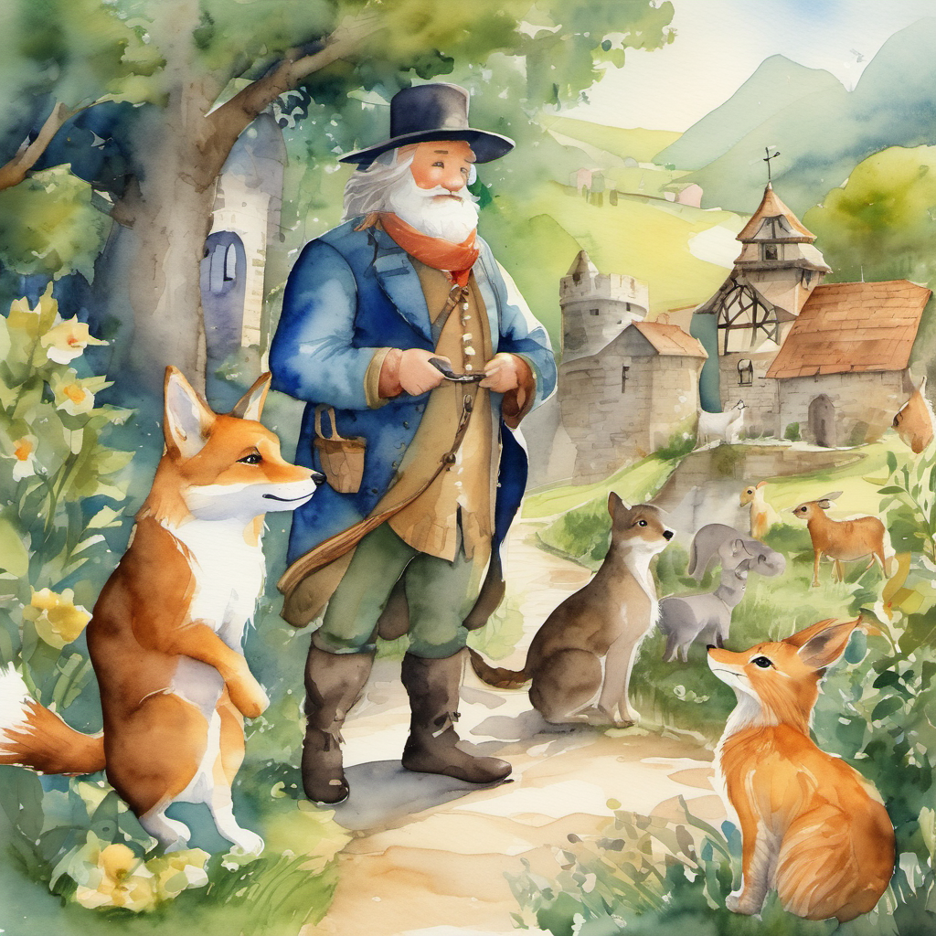 And so, Whiskers lived happily ever after, adored by all the animals in the village for his bravery, kindness, and the magical gift he had brought them. The end.