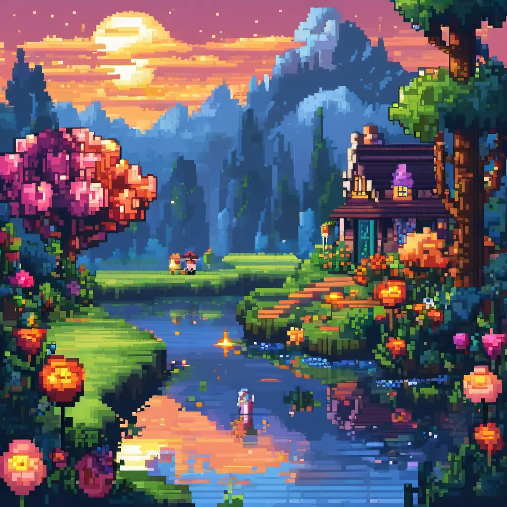 The friends explore different colorful landscapes, encountering singing roses and glowing fireflies, portraying the enchanting beauty of the kingdom.