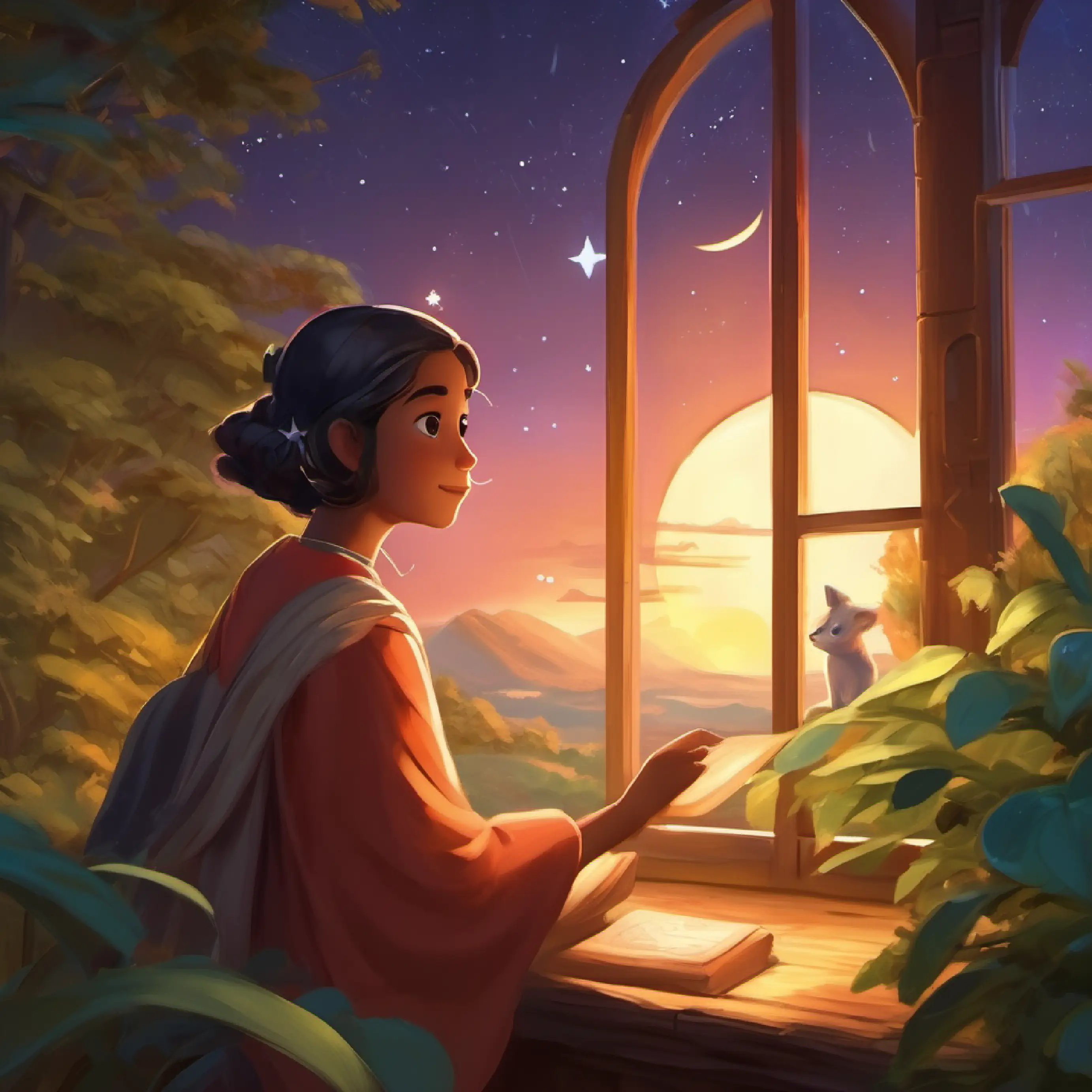 The stars shine again, and Vayana learns the value of helping and listening.