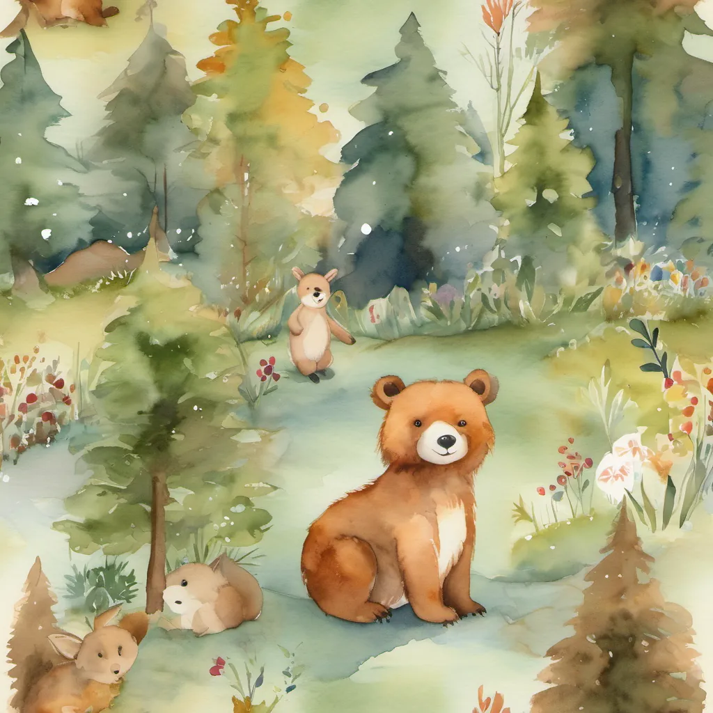 Benny, the bunny, and the fox joyfully spinning together.