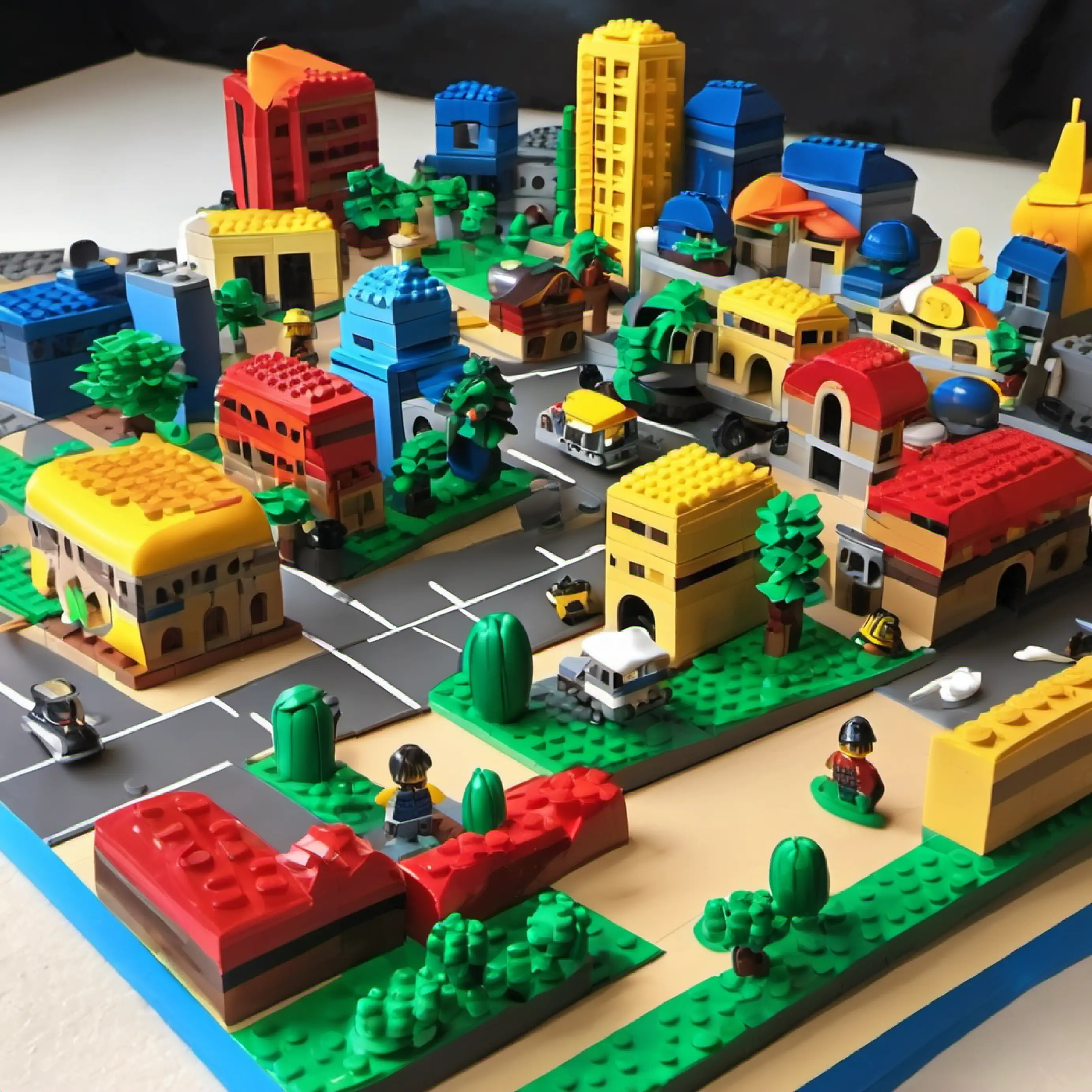 Creating a Lego city