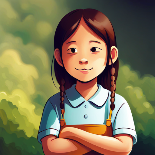 A little girl with brown hair and a happy smile. feeling unhappy despite having lots of money