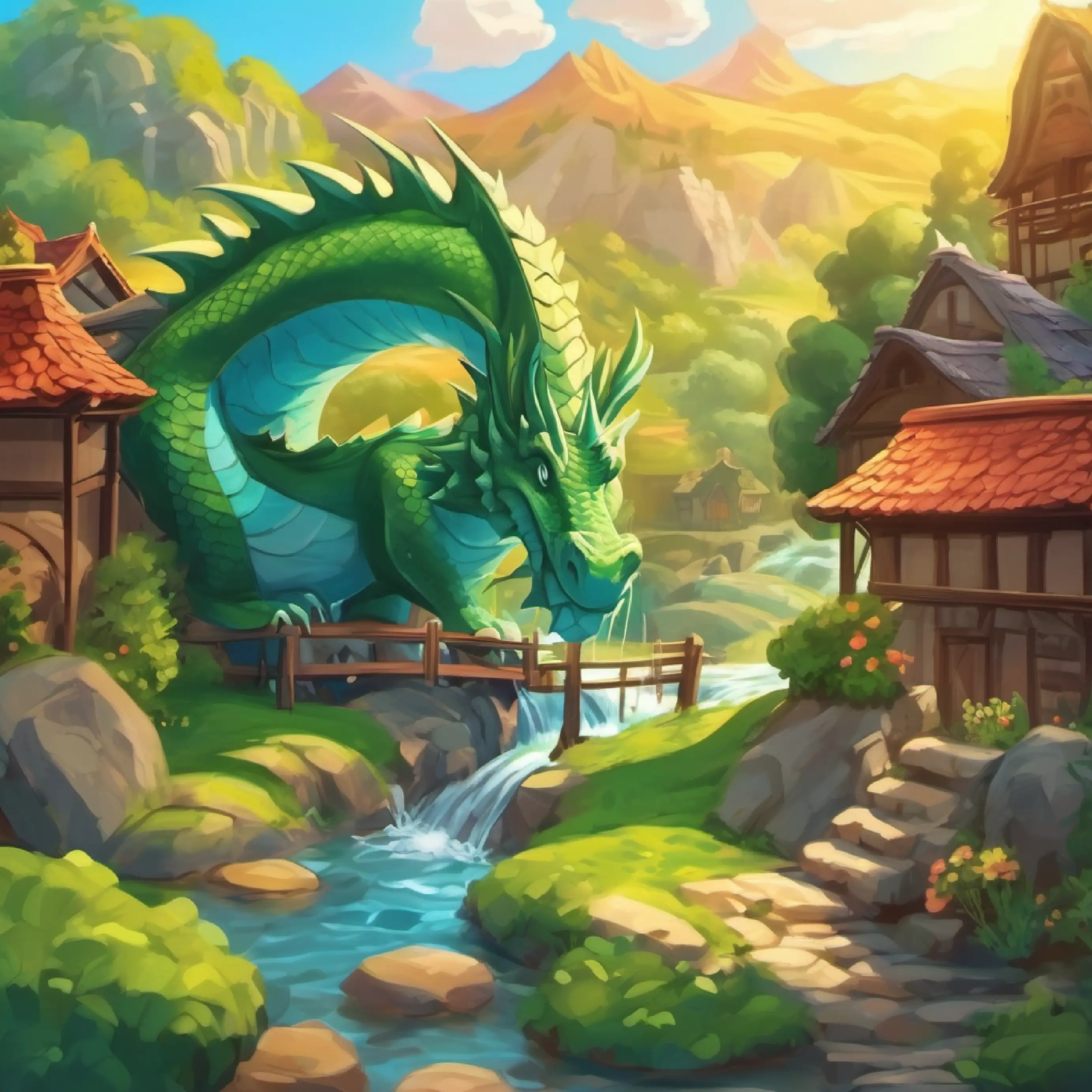 The problem: Dragon blocking water source in village.