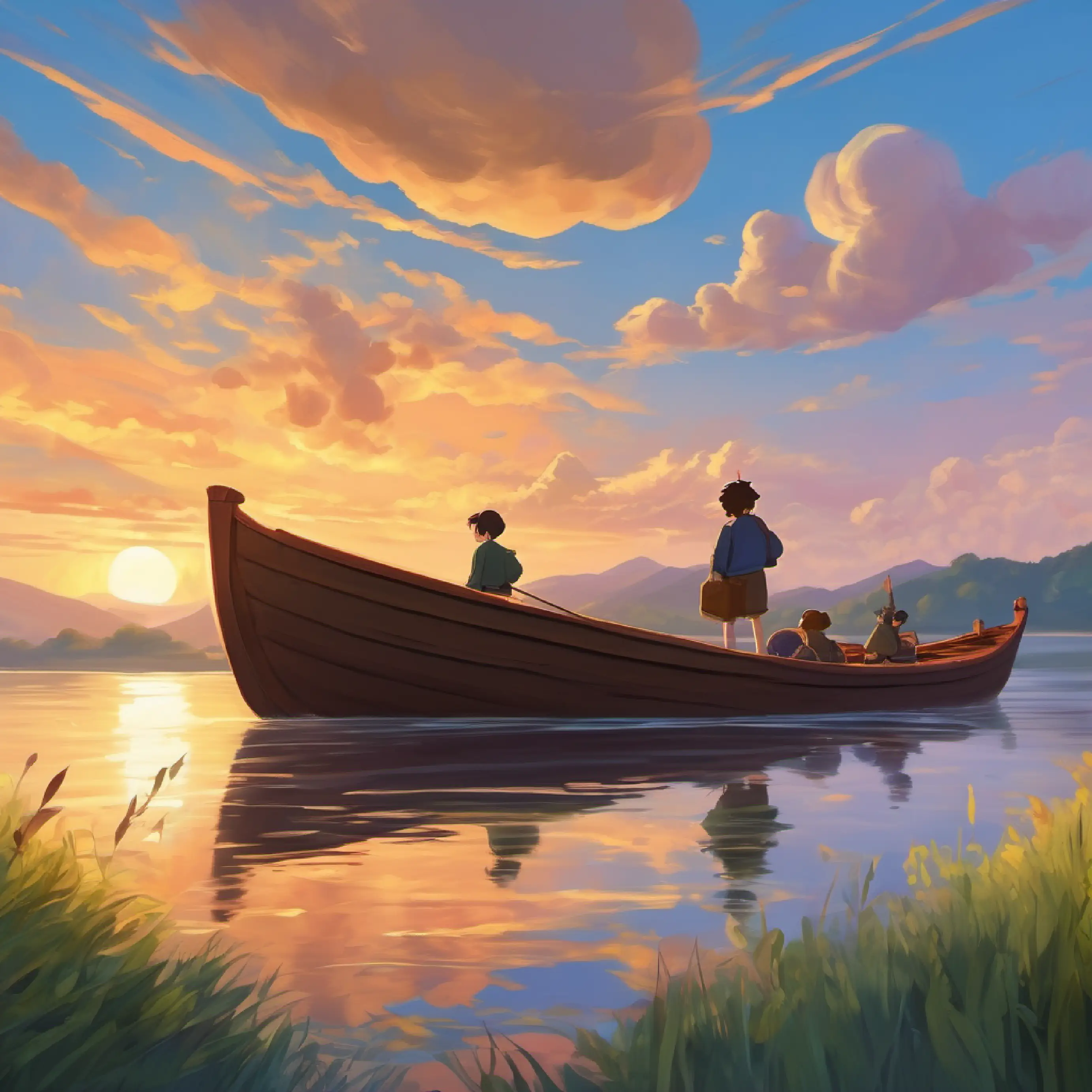 Reflecting on their journey, feeling accomplished together