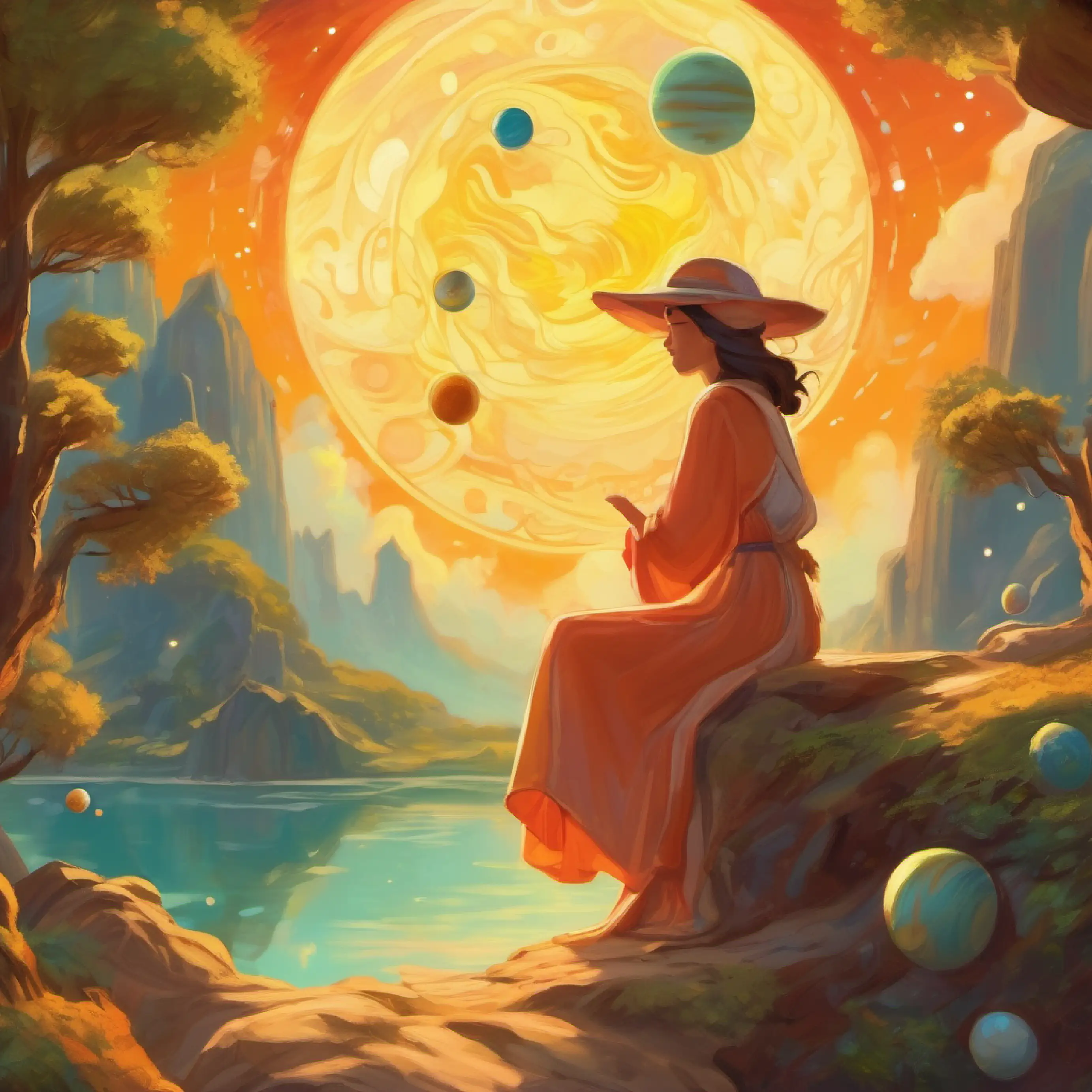 Mother Sun responds with a riddle for counting planets
