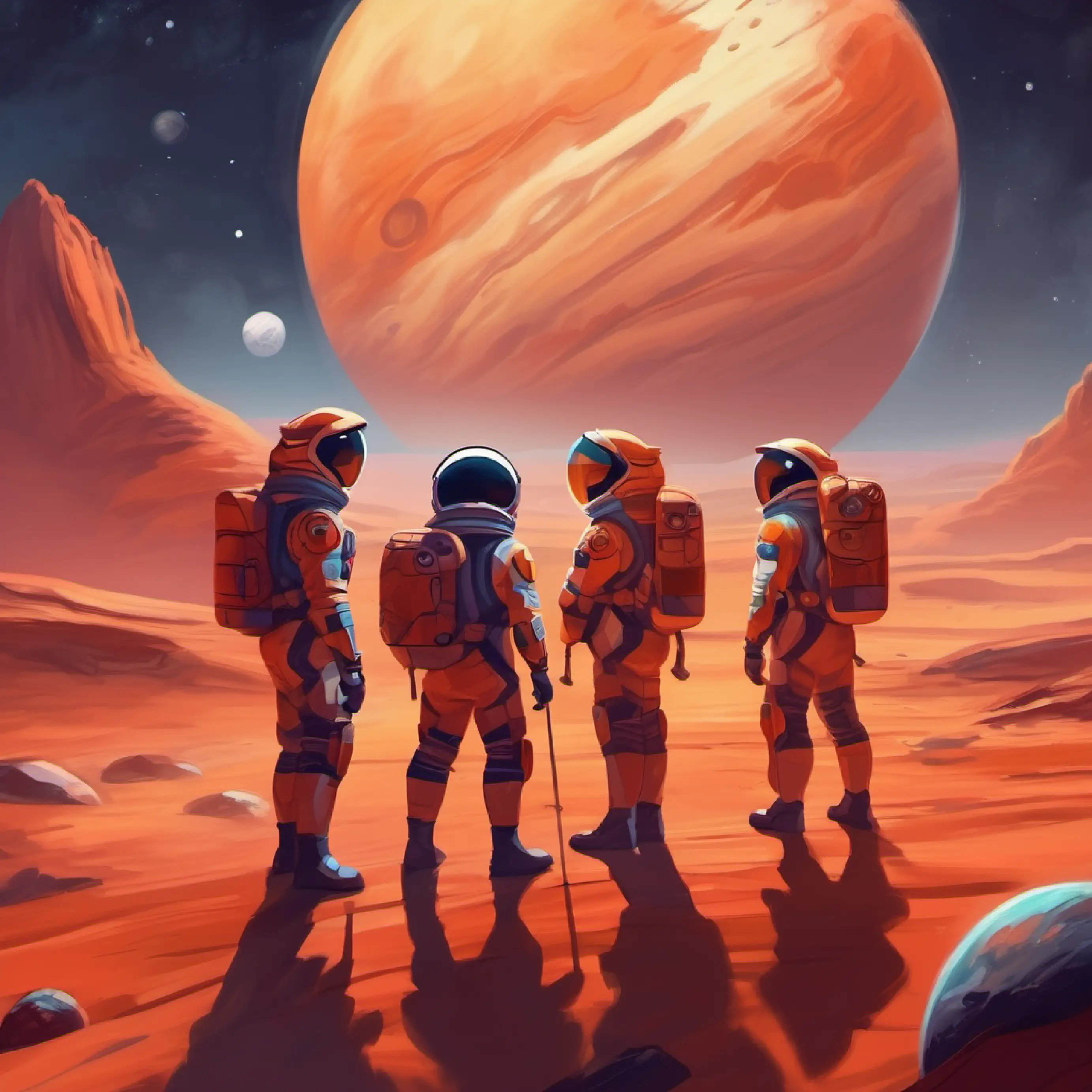 Mars makes four in their exciting journey