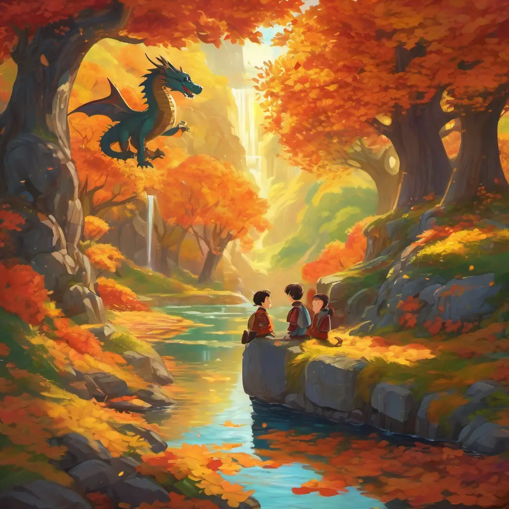 Revelation that the dragon was Knight No. 7, finding the secret chamber, the joyous reunion, listening to the dragon's adventures, heartwarming and joyous moment