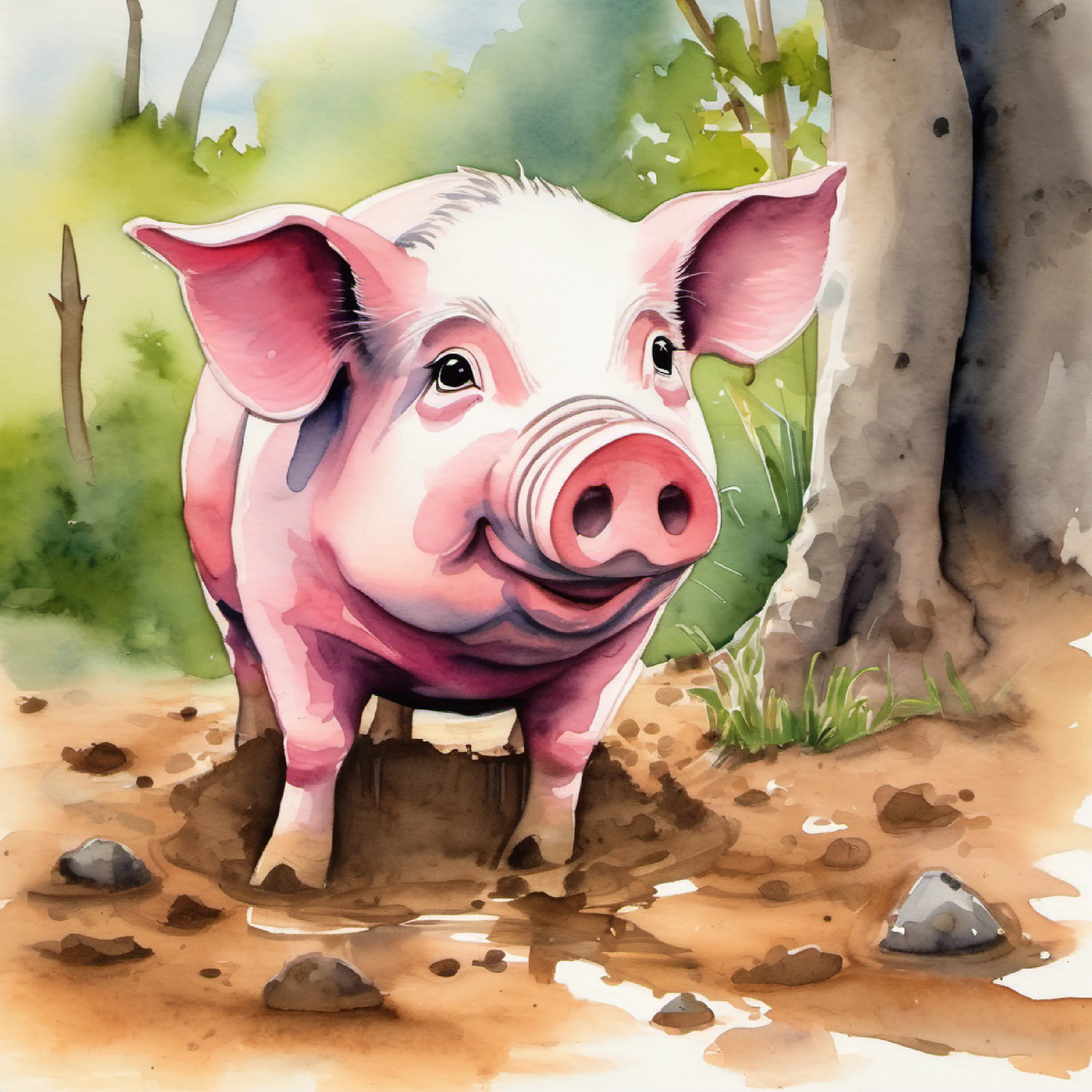 Piggy thinks his pinkies are buried in mud and finds a riddle instead.