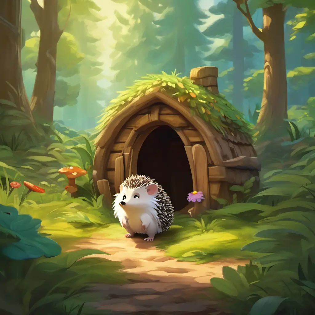 Introduction to Xiao Ciwei the hedgehog and his forest home.