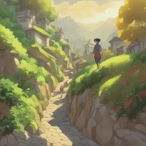 Xiao Ciwei faces a steep hill.