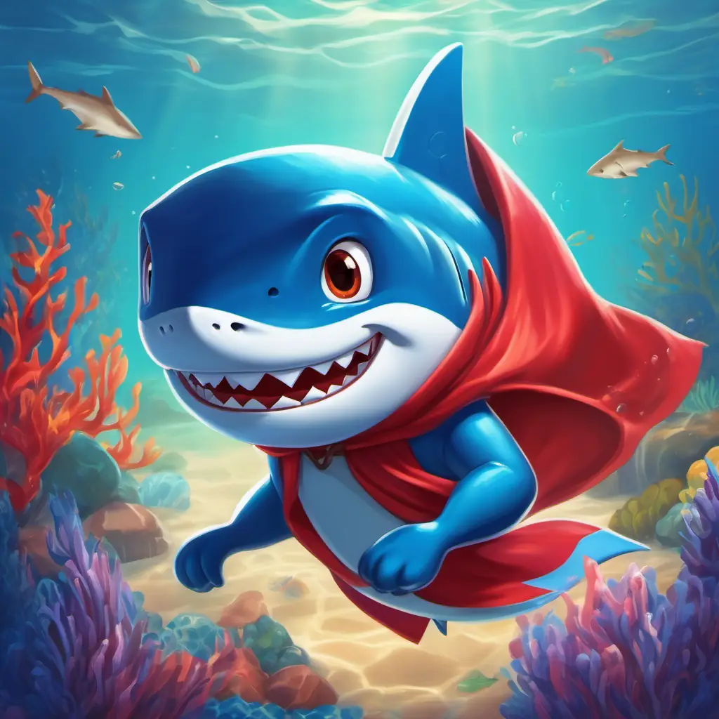 Bedtime Story Sharky The Tooth Brushing Shark Superhero