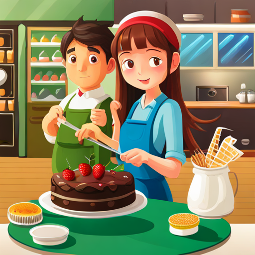 Lily buys a cake, Sam buys decorations