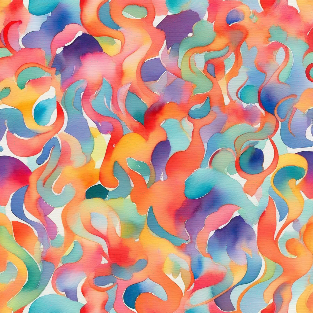 Reflective questions, colors - thought-provoking