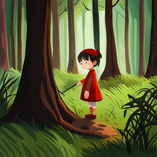 little girl named little girl who got lost in the forest lost in the forest