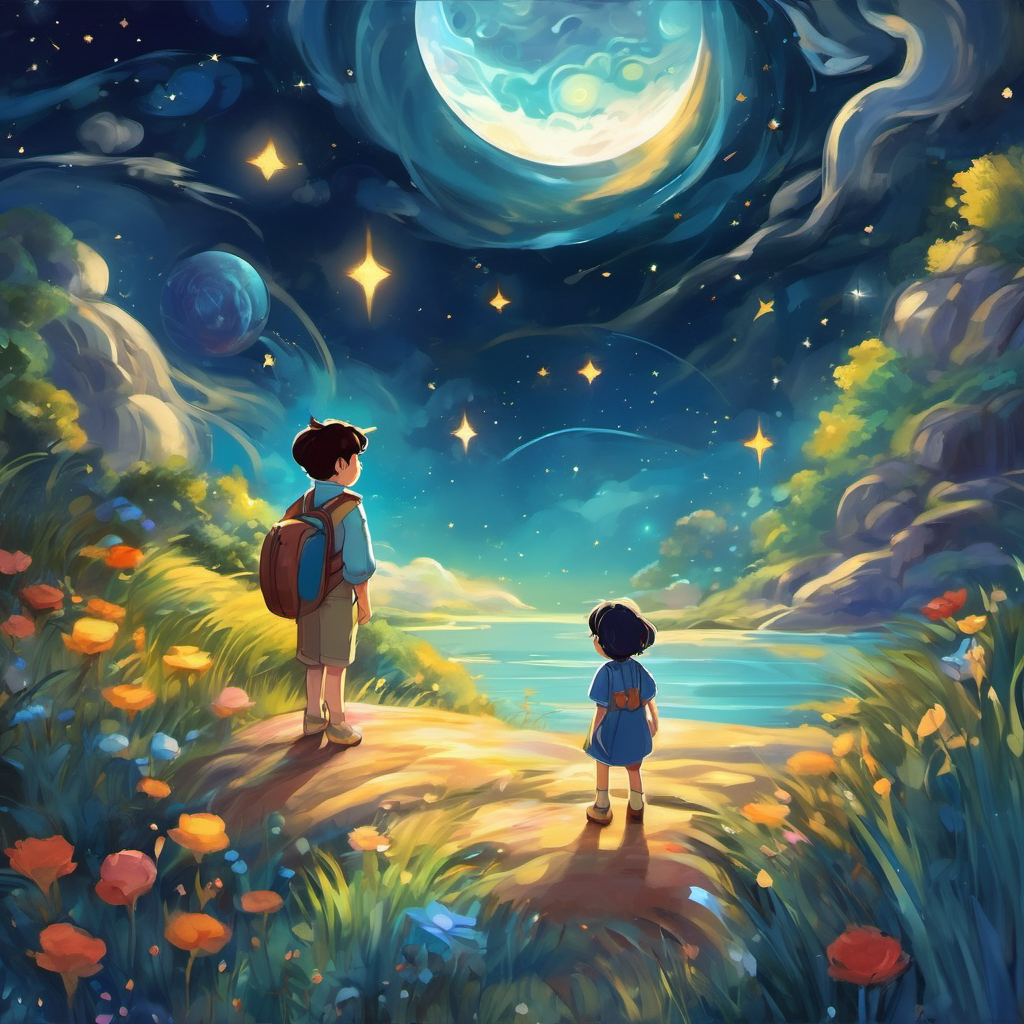 So, my dear little one, as you drift off to sleep, remember the adventures of the Cosmic Heroes – Luna, Sol, Nova, Comet, and Star. Know that just like them, you too can bring harmony and patience to the world around you, unleashing the magical power of phonics as you explore the wonders that await in your dreams. The end.