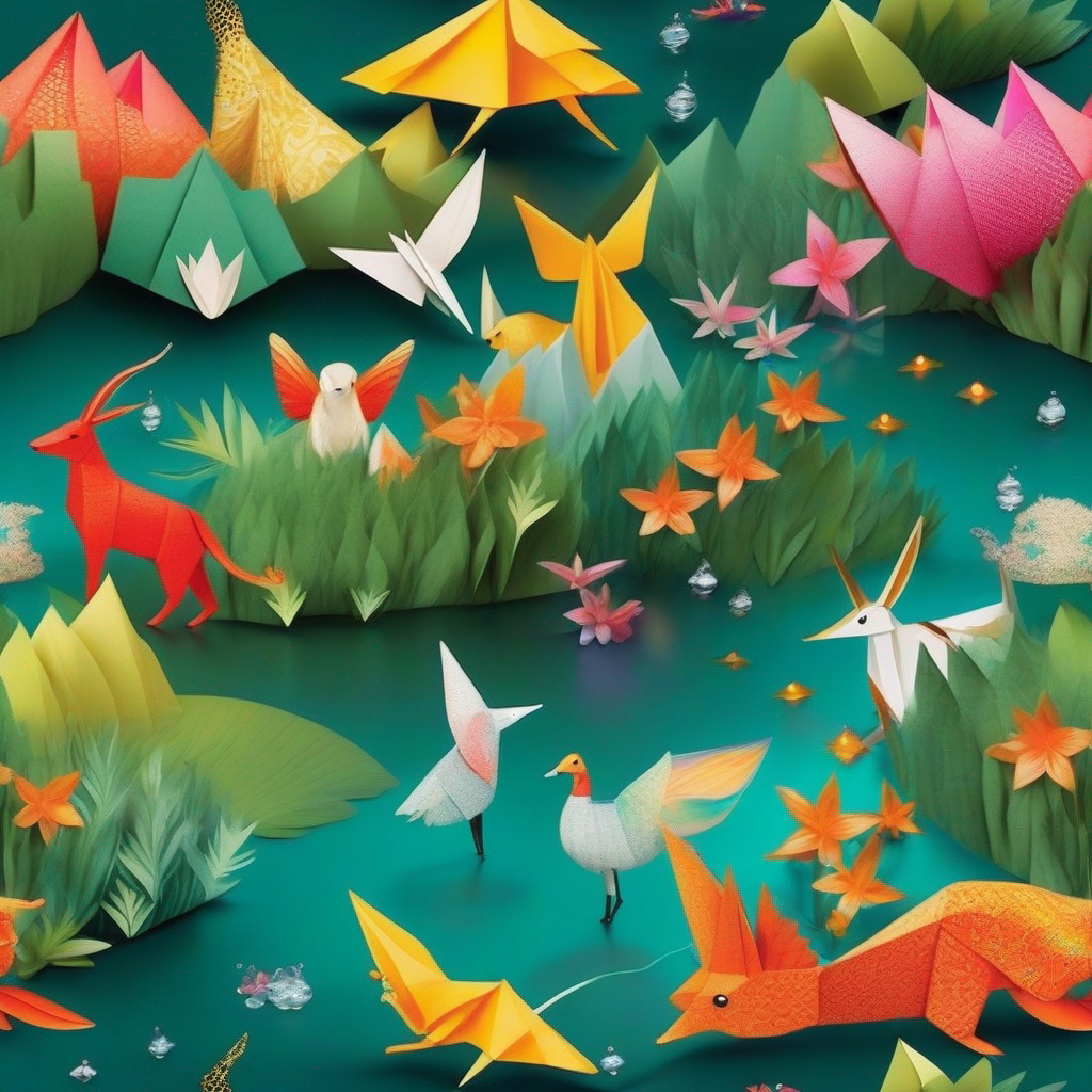 Animals introduce themselves and lead to sparkling pond with fairies