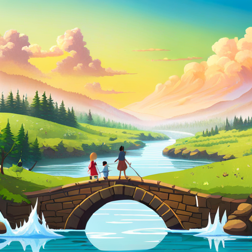 Crossing a magical river
