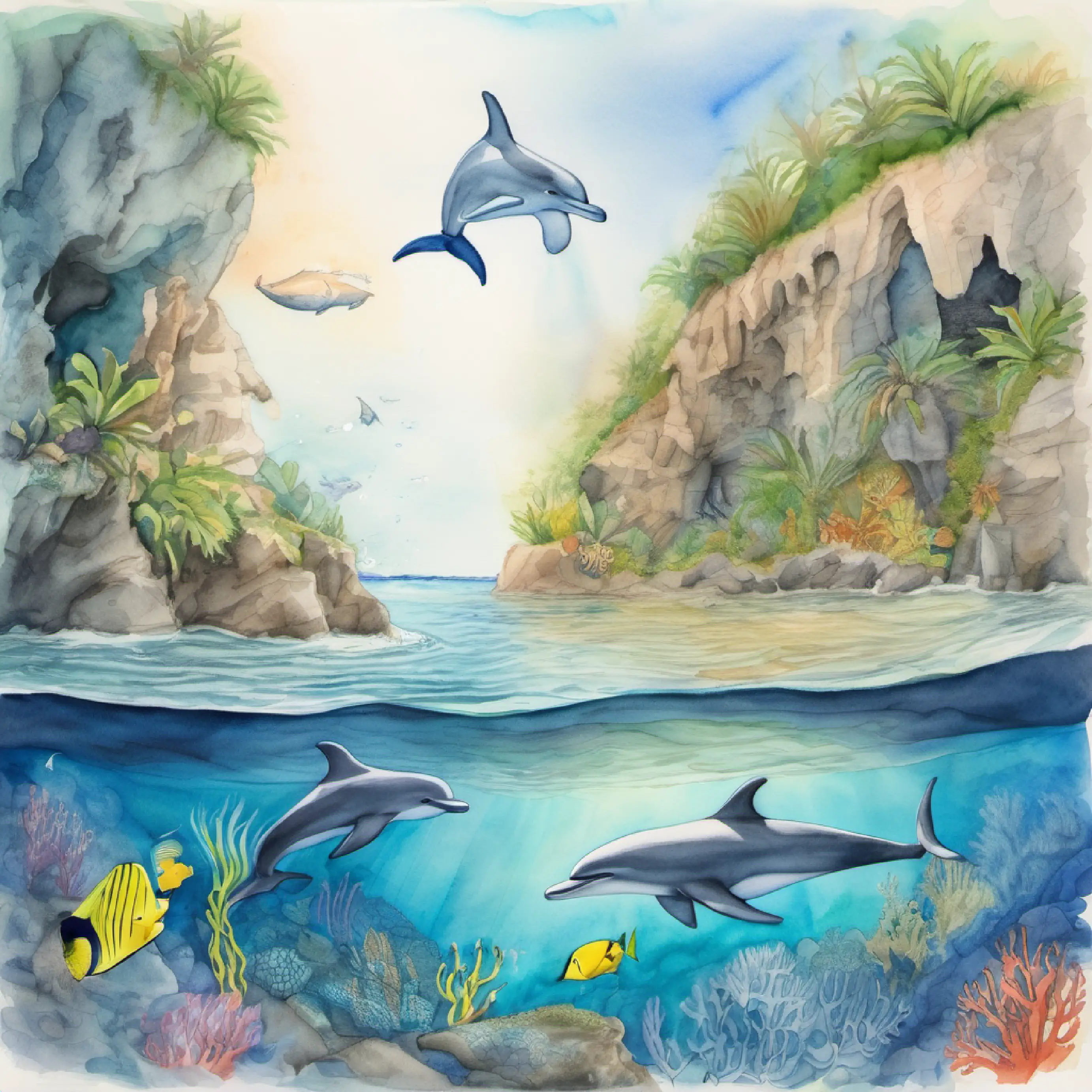 They get a clue from Bella the dolphin and head to the coral caves.