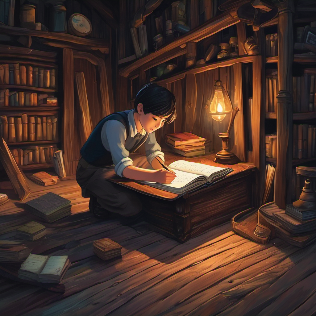 Finding a diary under the floorboard with a dark secret