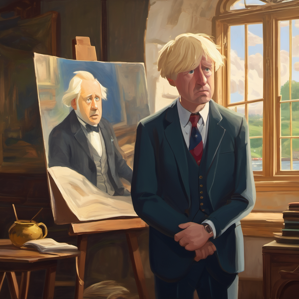 Mr Johnson revealing the truth with sadness