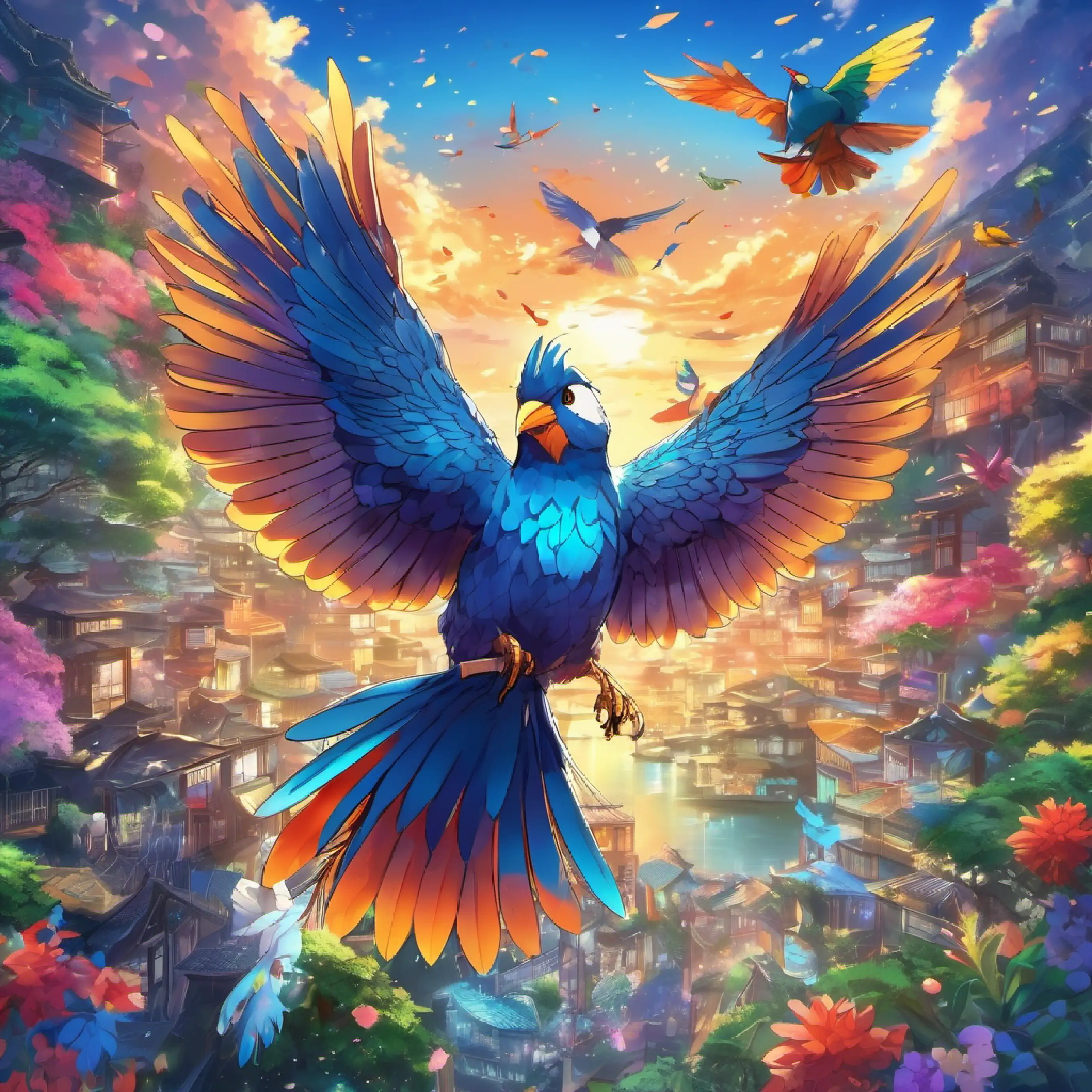 Bird teaching, celebrating differences