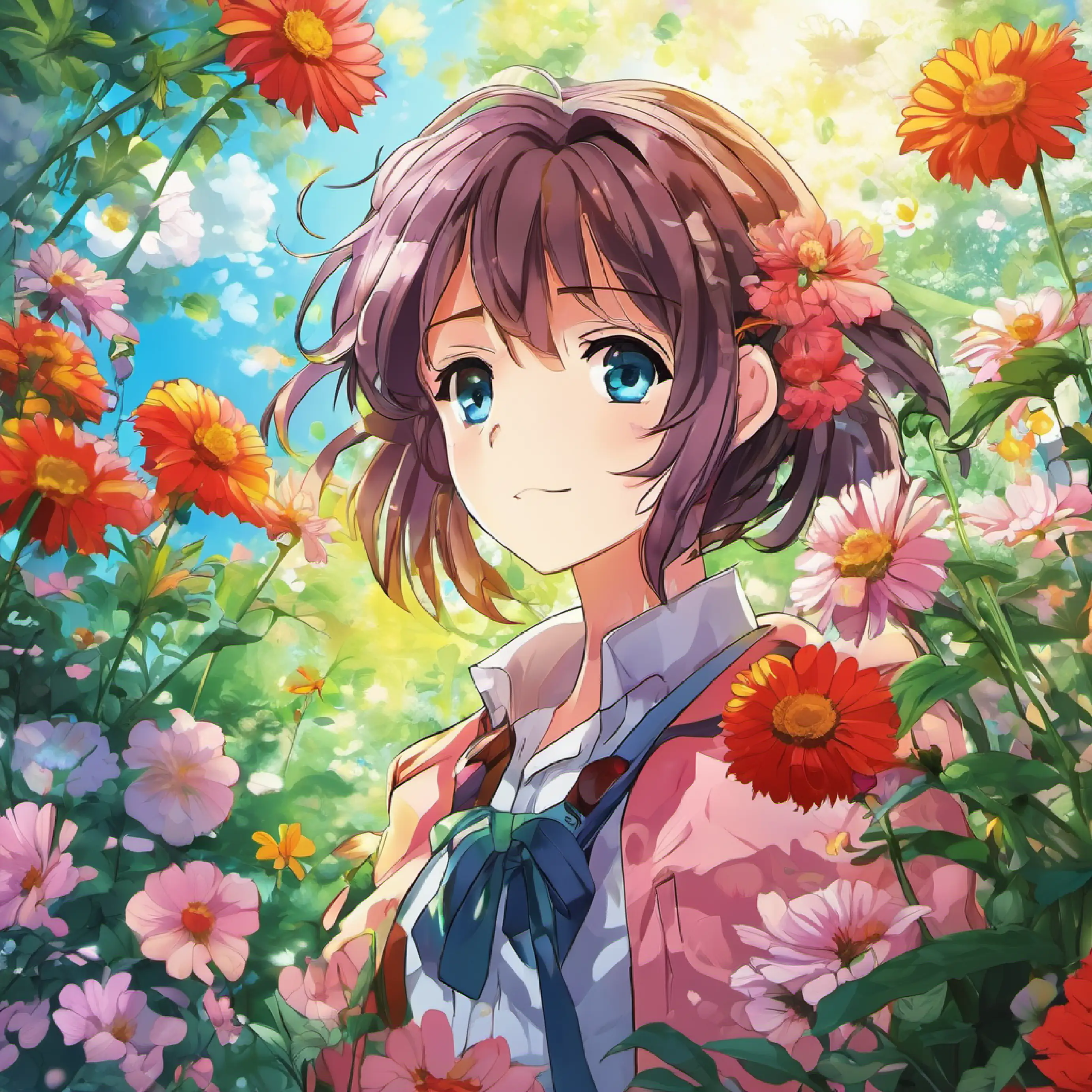 Talking to flowers, gaining courage