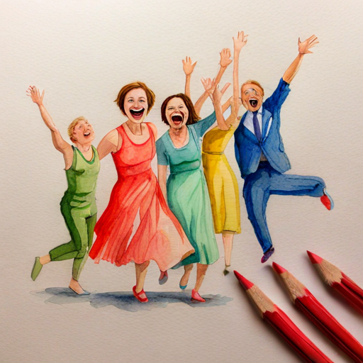 Everyone feeling joy