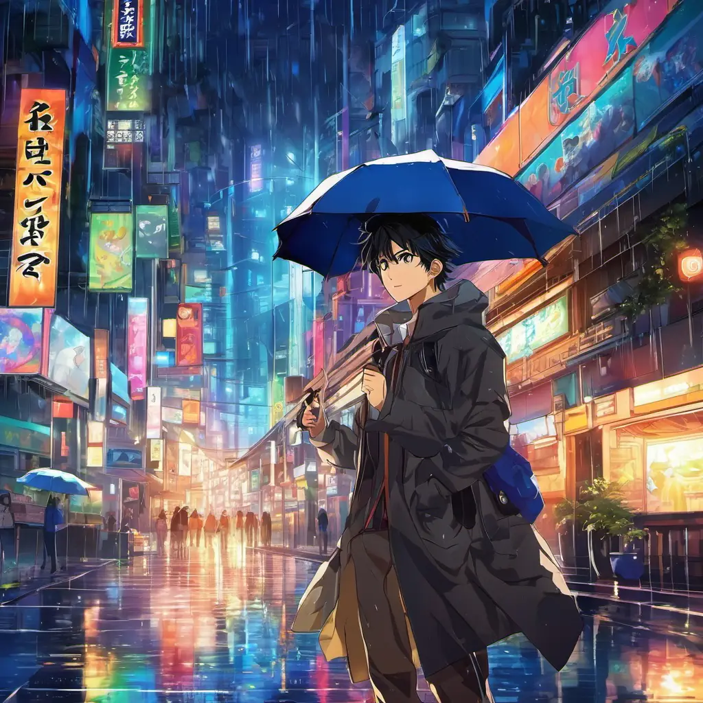 Their projects bring delight despite the heavy rain.