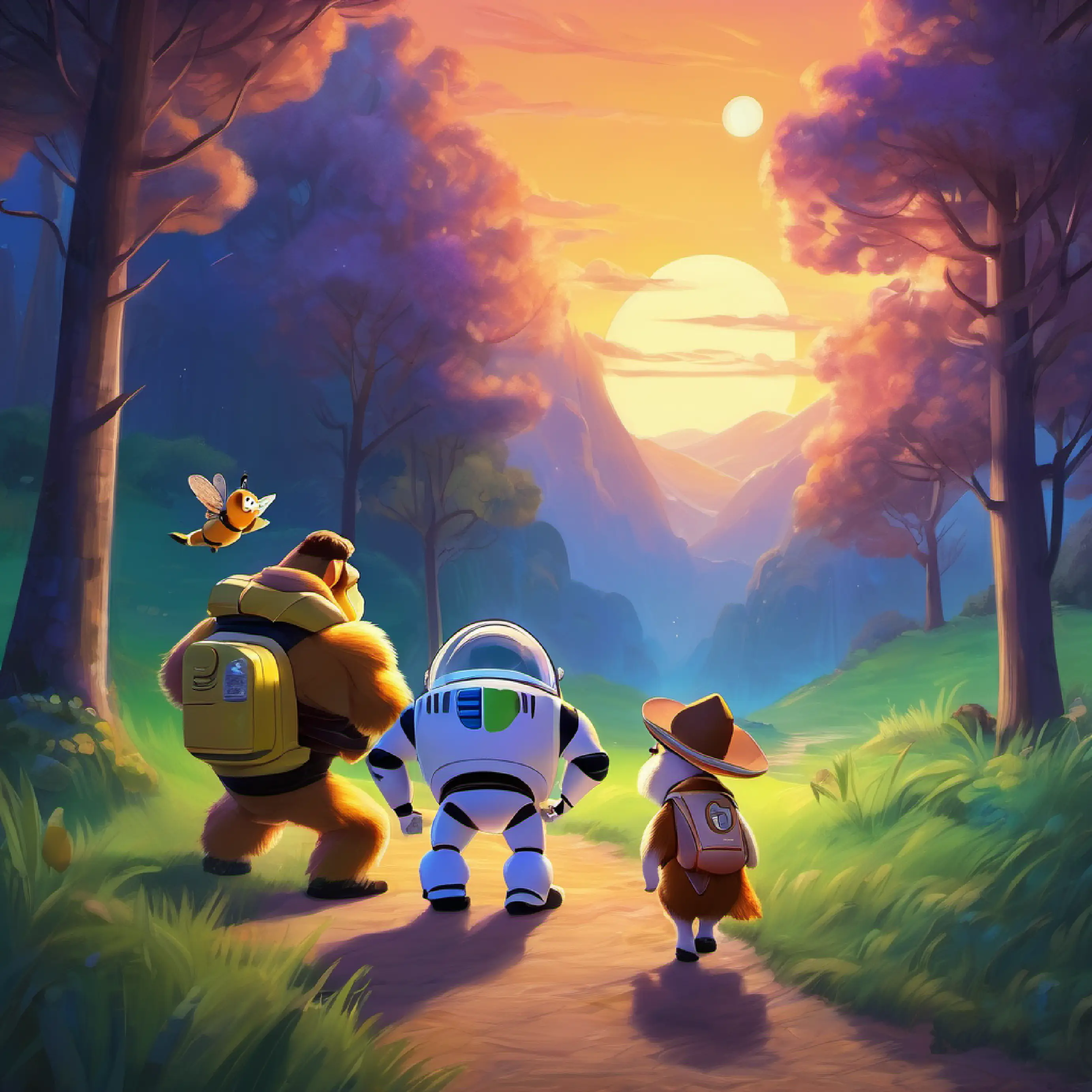 Boomer and Buzz end their nightly adventure.