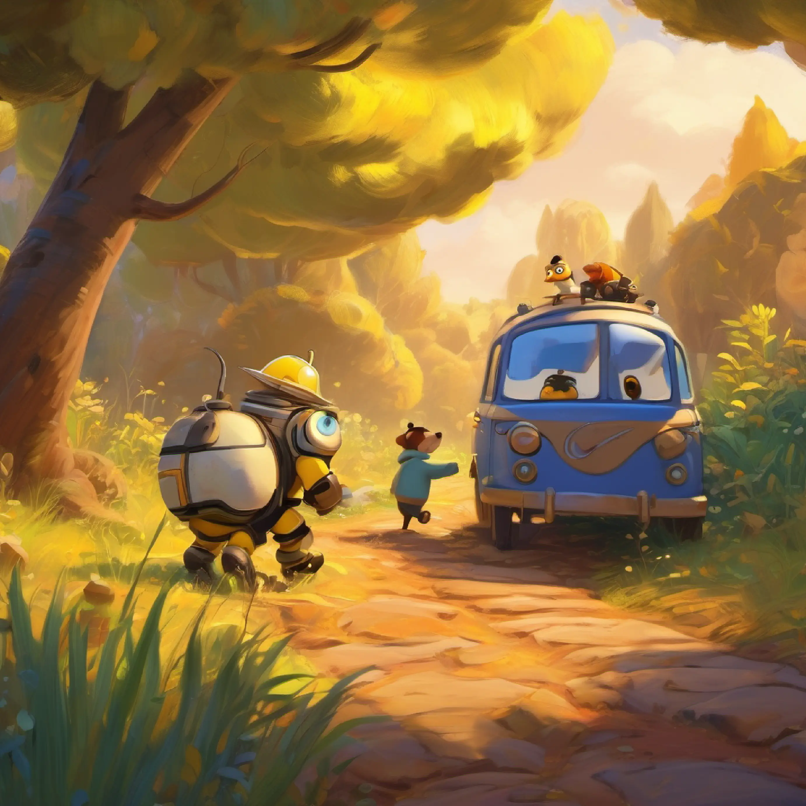 Boomer helps Buzz find a mess.