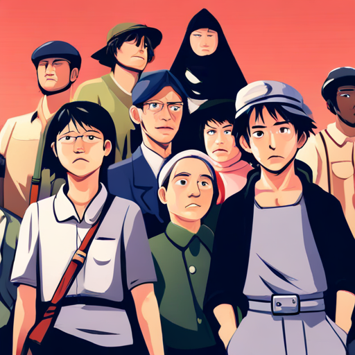 A group of freedom fighters standing united
