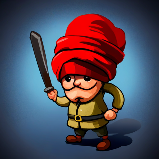 Red turban, symbol of resistance against British rule wearing a red turban, ready to fight