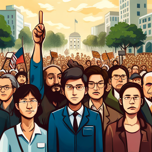 Freedom fighters organizing protests and inspiring others