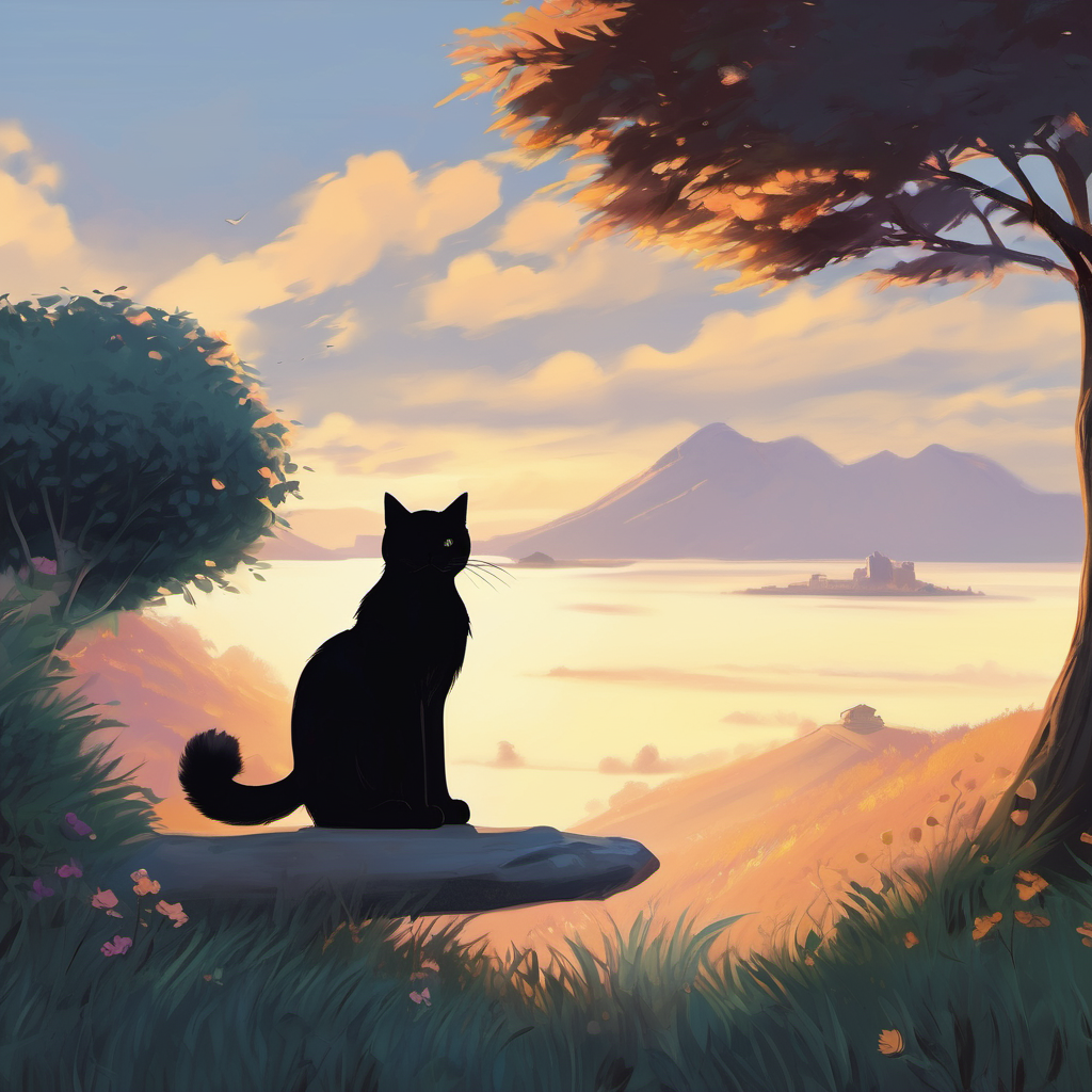 As evening approached, Ruhani and Kallu executed their plan. Ruhani transformed himself into an enchanting black cat, his white fur now completely disguised. Kallu, on the other hand, became a splendid white cat, blending into his surroundings perfectly. Unaware of the switcheroo, their friends gathered at their favorite meeting spot. They were astonished to see a black cat trying to befriend them. Intrigued, they cautiously approached the disguised Ruhani. He introduced himself as a new member of the community named Nightshade.