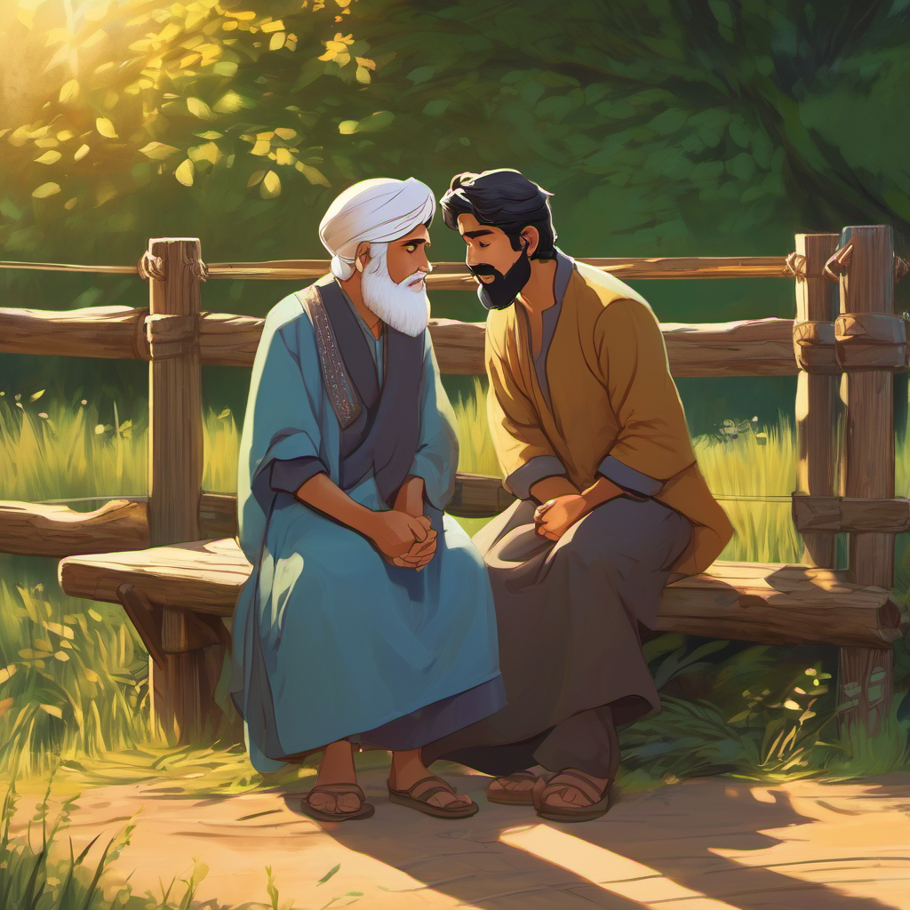 One evening, as the sun cast its warm golden rays, Ruhani found Kallu perched atop a wooden fence, his eyes filled with weariness. Ruhani approached him tenderly, revealing himself and bringing their little charade to an end. Kallu blinked in surprise, clearly surprised and worried about how Ruhani felt after all the time they had spent apart. But Ruhani, with tears welling up in his eyes, embraced his beloved friend and spoke from the sincerity of his heart.