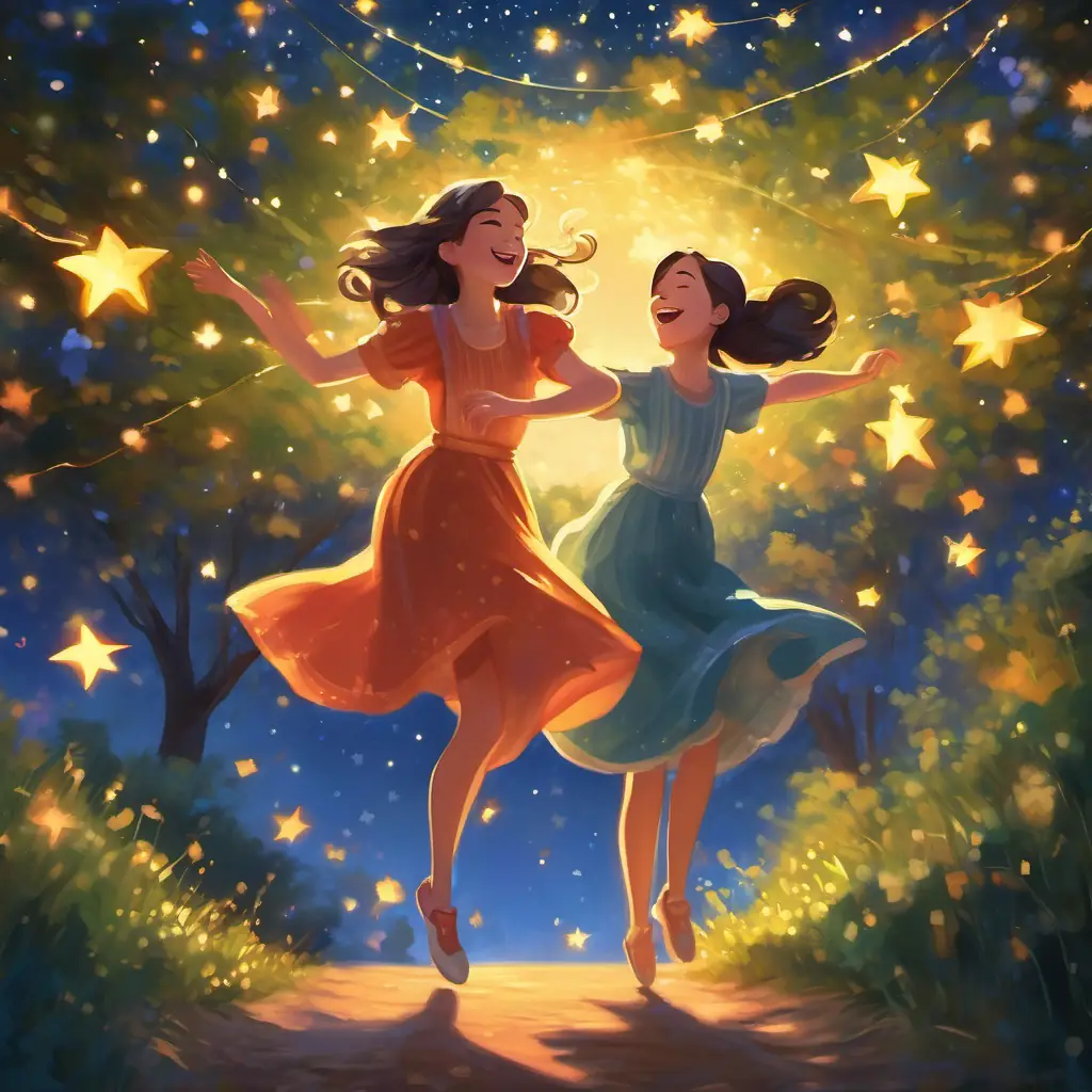 Dancing, laughing, telling jokes, falling asleep under twinkling stars