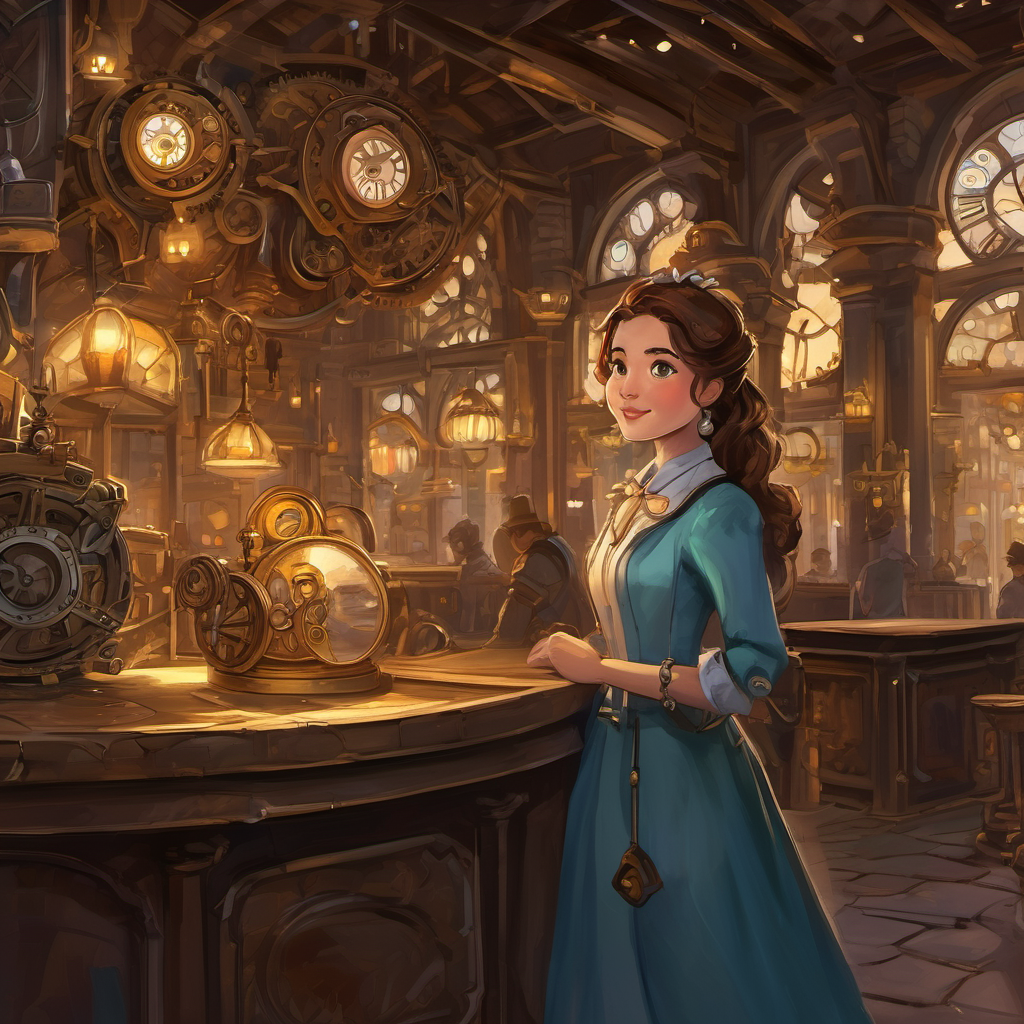 From that day forward, whenever Amelia looked at the gears and clockwork, she couldn't help but feel a sense of pride and accomplishment. She had learned that with determination, teamwork, and a little bit of magic, anyone could make a difference and bring life back to something that seemed lost. And so, with a smile on her face, Amelia continued exploring the magical streets of the clockwork city, knowing that she had left a lasting impact on the place she called home.