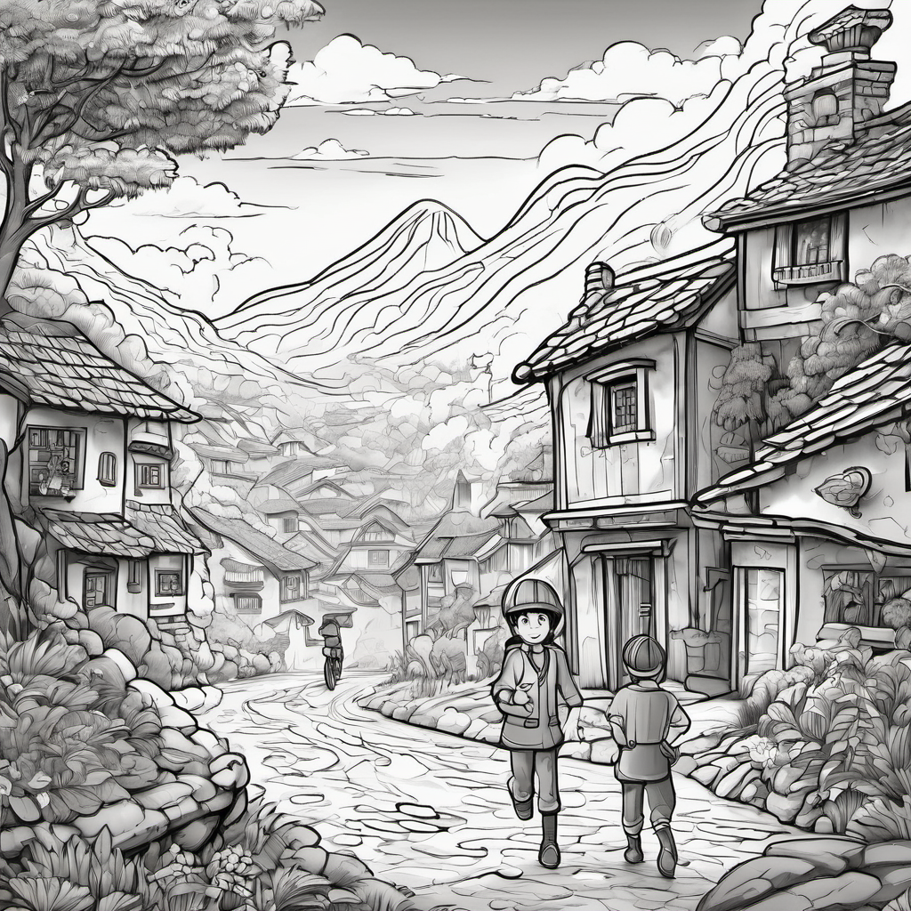 One sunny day, a great storm hit the village. The wind was strong, and the rain poured heavily. The villagers were in panic, running for shelter. Little Hero knew he had to do something. Even though he was small, he was filled with empathy and couldn't bear to see others in trouble. He decided to face his fears and help everyone in need.