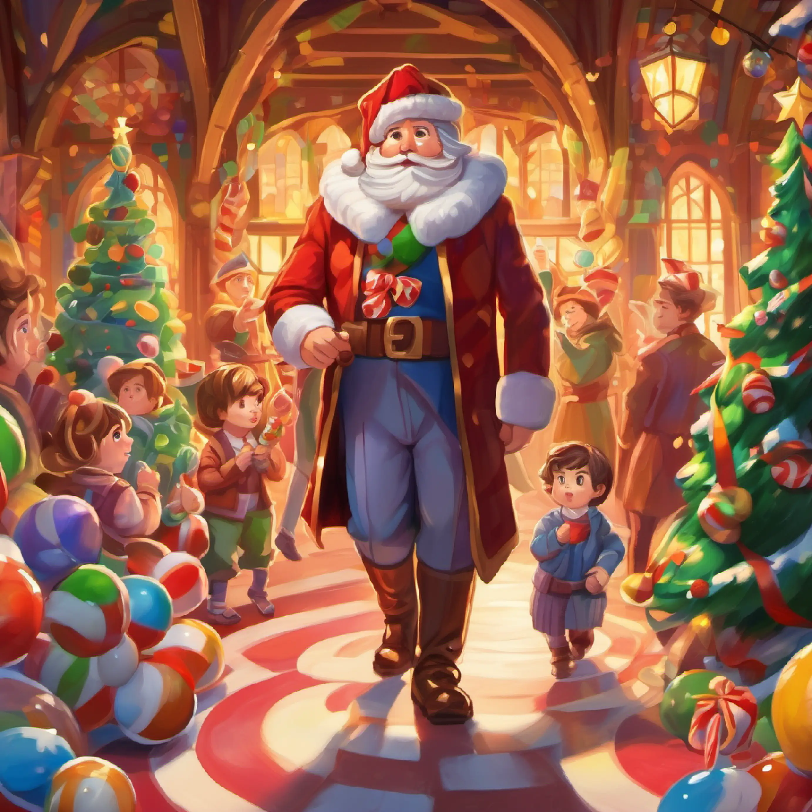 Introduction of the conflict - Tall, brown-haired, brown-eyed king of Candy Land's reluctance to follow the rules.