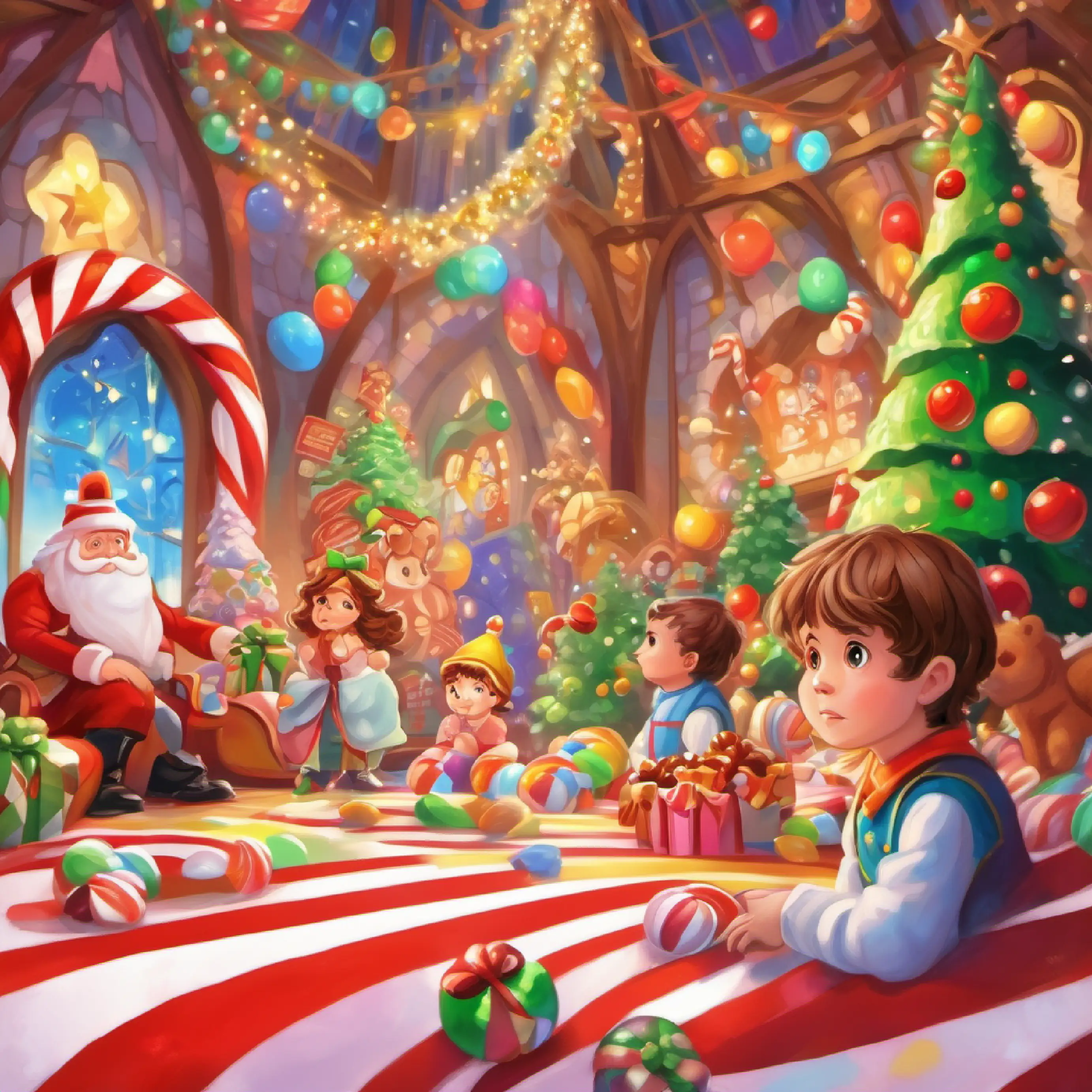 Resolution of the conflict - Tall, brown-haired, brown-eyed king of Candy Land's realization, apology, and commitment to better listening.