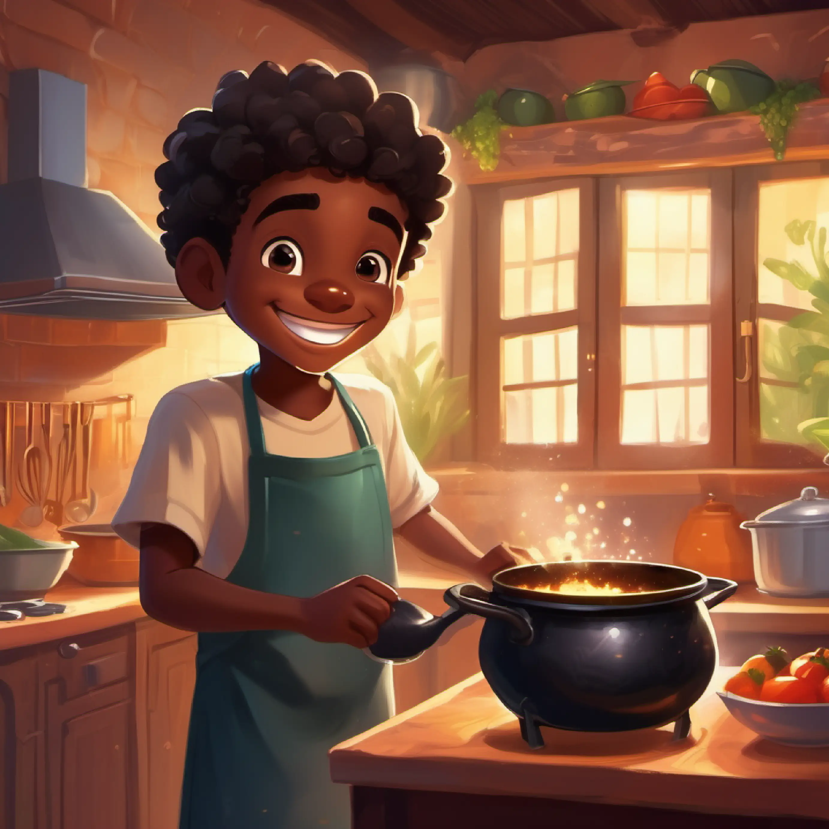 Kofi and the Magical Cooking Pot