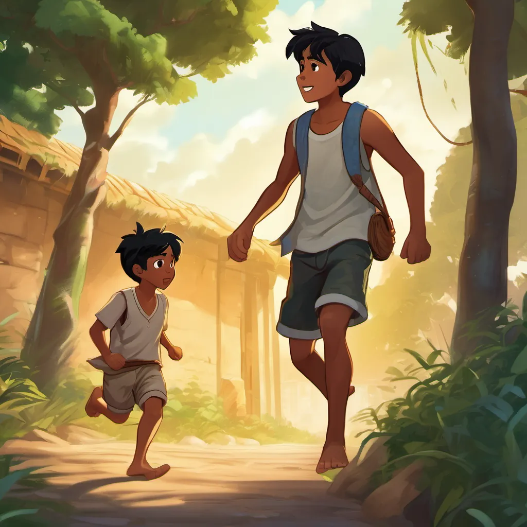 Alex invites Peter to join their game, catching Peter by surprise and making his heart race.